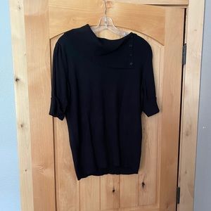Like new black Dressbarn short sleeve sweater size XL